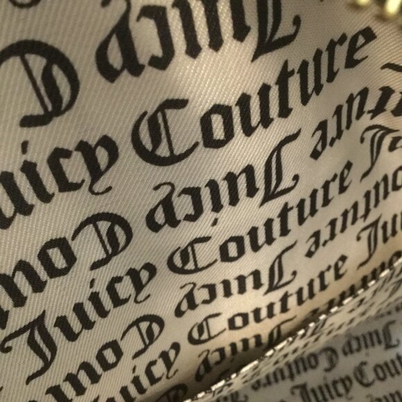 Juicy Couture carry on luggage tote excellent used  condition soft velvety pink - Picture 6 of 11